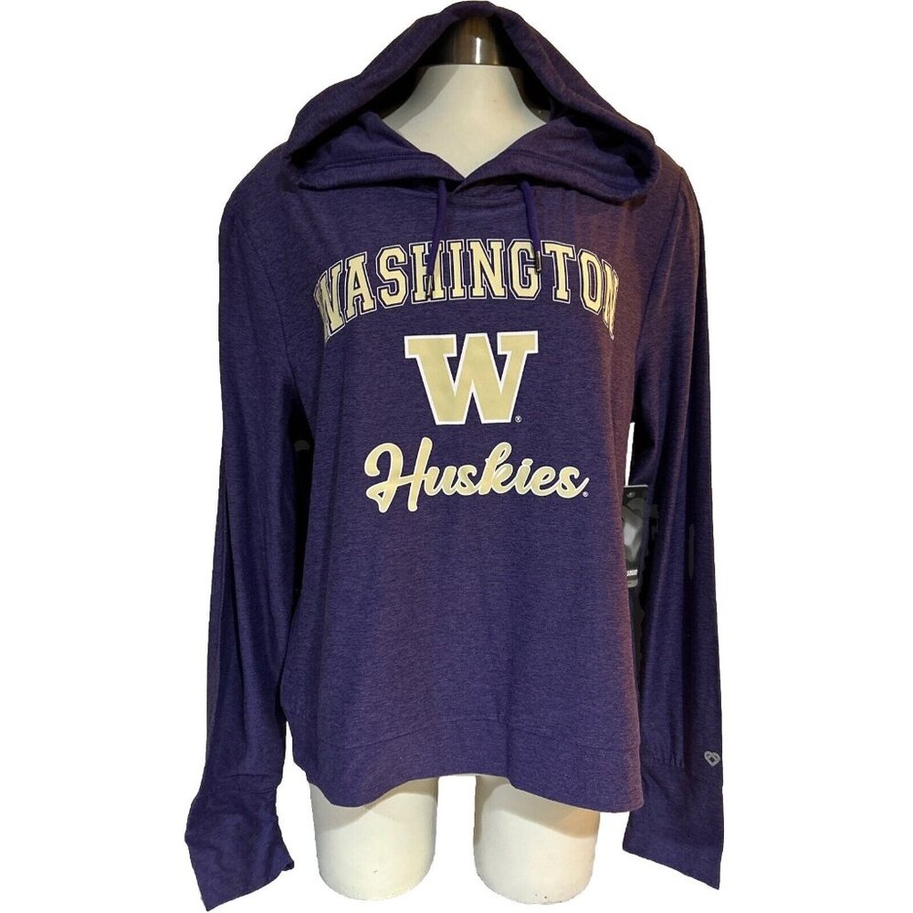 NCAA Washington Huskies Women’s Purple Colosseum Shirt Medium New
